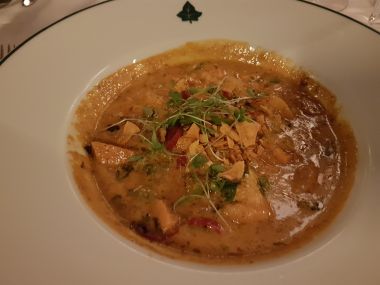 Monkfish and prawn curry