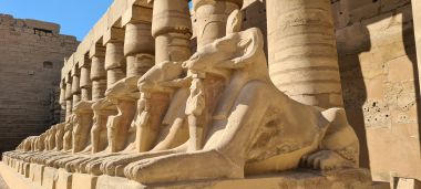 Ram Headed Sphinxes