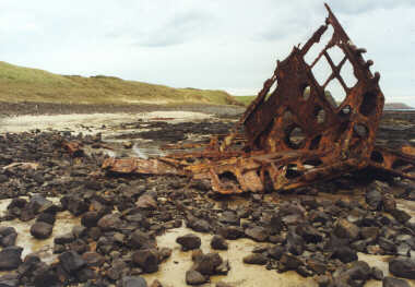 The Wreck of the S. S. Speke Accessible by Walking Trail