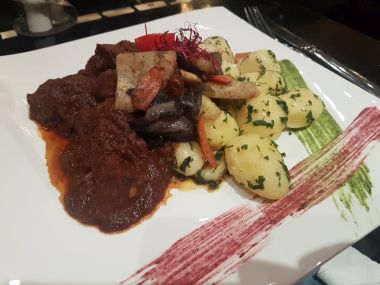Ox Goulash with Red Wine