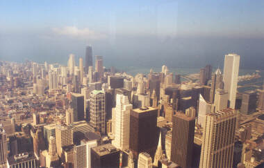 Downtown from the top of the Sears Tower