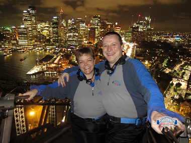 On Top of Sydney Harbour Bridge