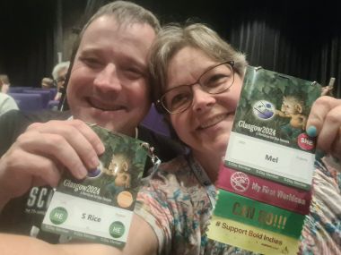 Mel and Steve at WorldCon 2024