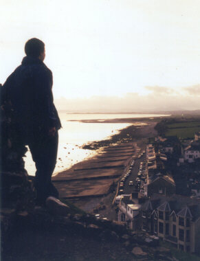 Me in Cricieth, Wales (taken by my aunt)