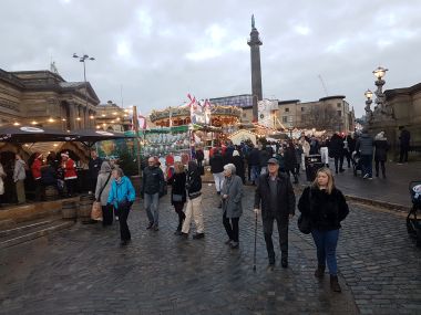 Rides with Wellington Column in the Distance