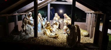 Manger Outside Cathedral