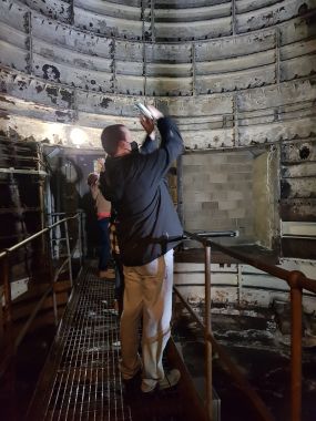 Taking Picture of Access Shaft