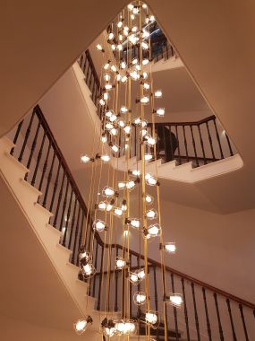 Art in the staircase