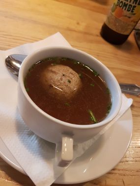 Liver Dumpling Soup