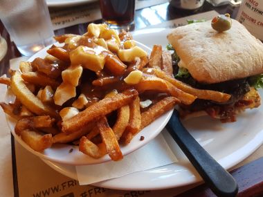 Burger and Poutine