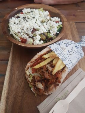 Gyros and Salad