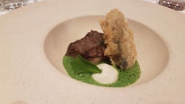72-hour short rib, Colchester oyster, parsley