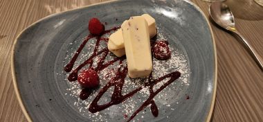 White Chocolate & Raspberry Semifreddo