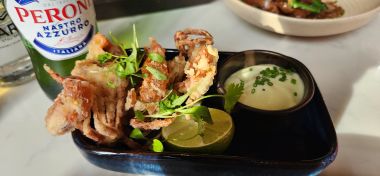 Soft Shell Crab (no the Peroni was not mine)