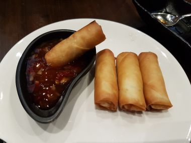 Spring roll, pure veggie