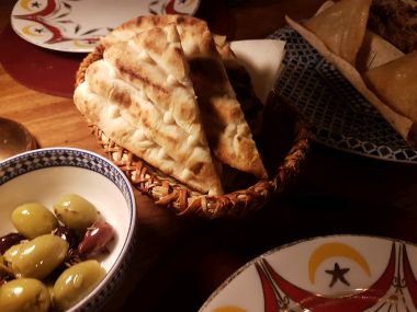Olives and Meze Bread