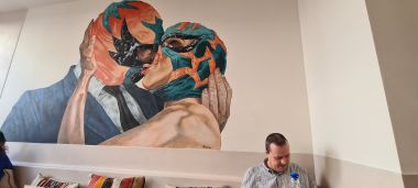 Me with Mural