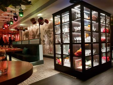 China Cabinet and Seating Area