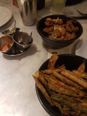 Appetisers - Okra and Calamari