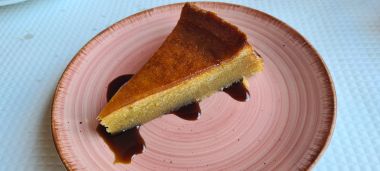Sweet Potato and Strawberry Tree Cake ("Bolo De Batata Doce E Medronho")