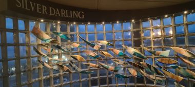 Front Window Top of Staircase - Fish Front Window Top of Staircase - Fish