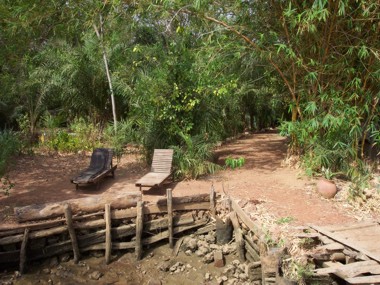 View of the Riverbank at the Camp