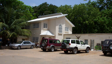 Eye Care (Sight Savers International) in the Multi-Story Building on the Opposite Side of Compound