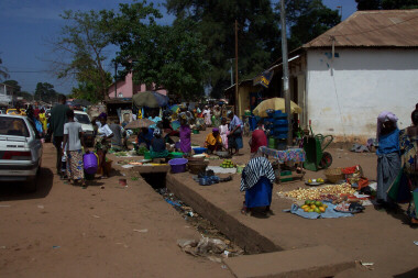 Serrekunda Market Entrance (One of the Many)