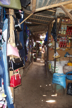 Inside the Serrekunda Market (One the Many Alleys)