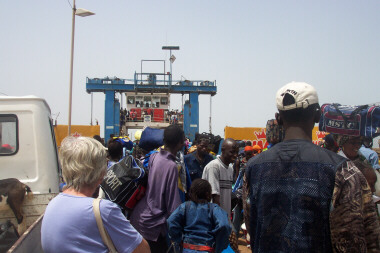 Catching the Banjul-Barra Ferry