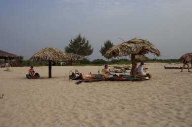 Having it Tough at Sanyang Beach