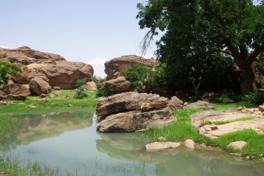 Small Pool Beside Road