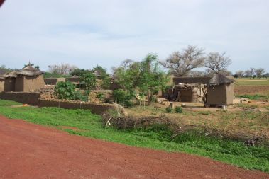 Village Beside Road to Mopti