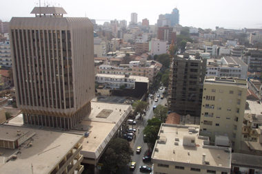 Dakar's Big Buildings and Busy Streets