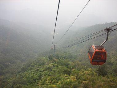 Ski Lift to the Wall