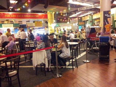 Food Court under the Flyer