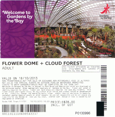 Gardens by the Bay Ticket