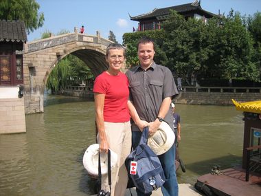 Mother and I by a Bridge