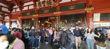 Inside Temple Building