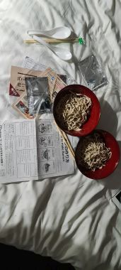 Ramen Dinner...a la lit