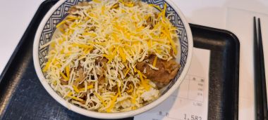 Gyūdon with Cheese