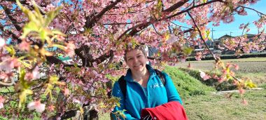 Mel in Cherry Blossom Tree