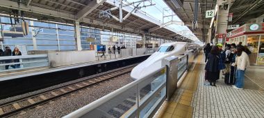 Our Shinkansen Arriving