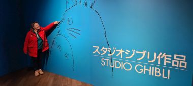 Mel Picking Totoro's Nose