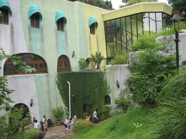 Outside the Ghibli Museum