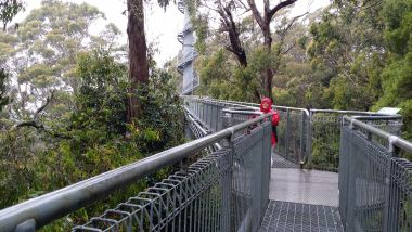 Mel on the Walkway