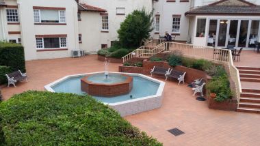 Courtyard from our Window