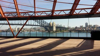 View of the Bridge from the Concert Hall Foyer