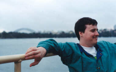 Me Relaxing in Sydney Harbour