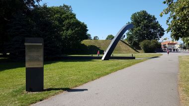 "The Broken Line" memorial for 852 people lost in the 1994 sinking of the MS Estonia ferry